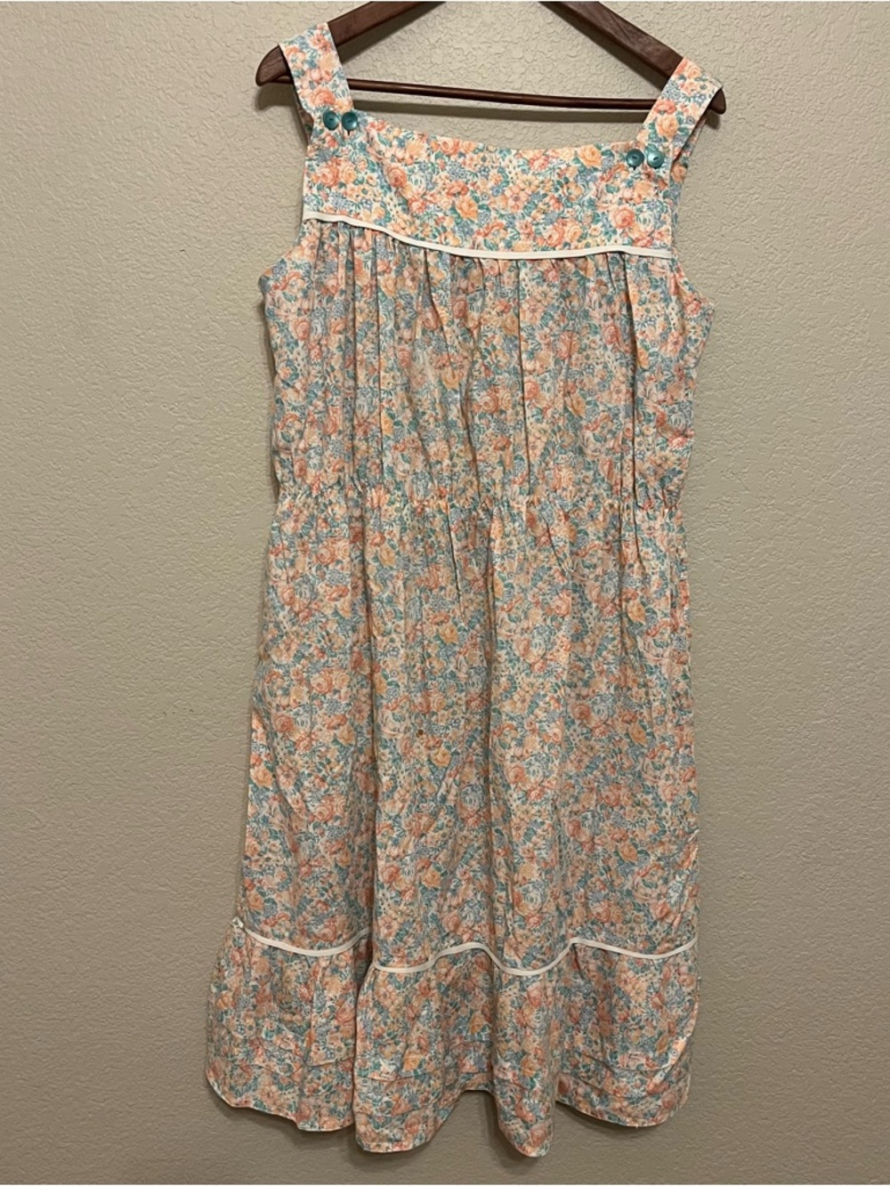 Maria Piccolo An Original to Remember Vintage Floral Summer Sundress L/XL